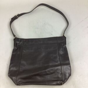 Calvin Klein Dark Brown Leather Handbag Shoulder Bag